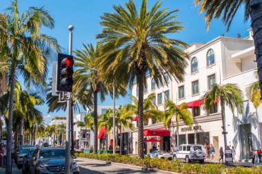 Rodeo Drive Beverly Hills - California, Amerika Birleşik Devletleri - 18 Mart 2019