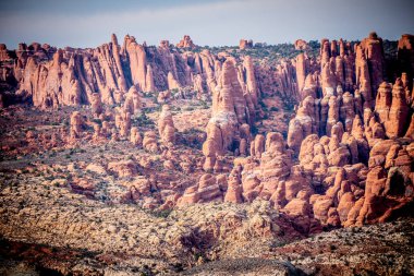 Utah 'taki Arches Ulusal Parkı - ünlü simge - seyahat fotoğrafçılığı