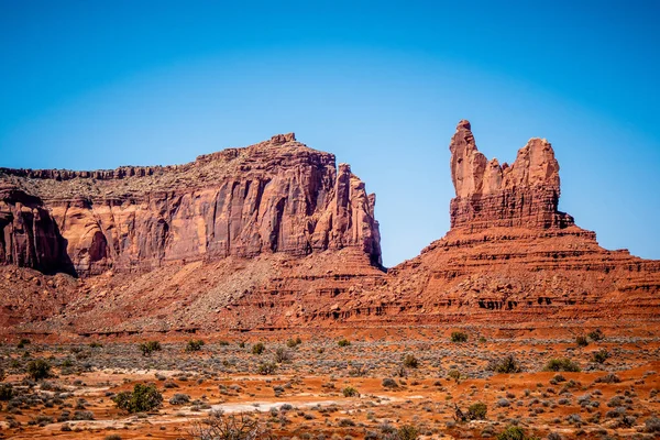 Famous Monument Valley Desert Utah Travel Photography — Stock Photo, Image