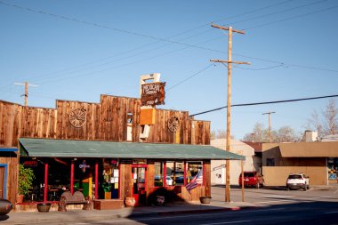Lone Pine tarihi köyünde Meksika Amerikan restoranı - Lone Pine Ca, Amerika Birleşik Devletleri - Mart 29, 2019