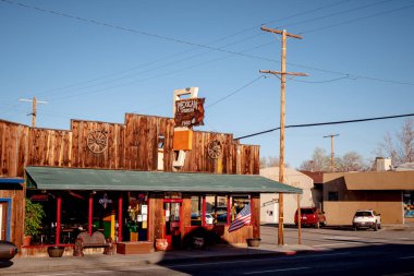 Lone Pine tarihi köyünde Meksika Amerikan restoranı - Lone Pine Ca, Amerika Birleşik Devletleri - Mart 29, 2019