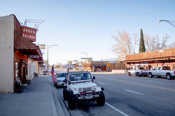 Straßenansicht Historischen Dorf Lone Pine Lone Pine Vereinigte Staaten Von — Stockfoto
