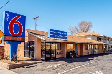 Bishop California 'daki Motel 6 - Bishop, ABD - 29 Mart 2019