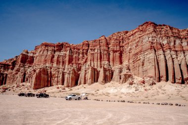 Kaliforniya 'daki Red Rock Kanyonu - MOJAVE CA, ABD - 29 Mart 2019