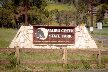 Malibu Creek State Park - MALIBU, USA - MARCH 29, 2019 clipart