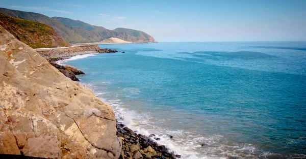 Costa del Pacifico a Malibu - vista aerea — Foto Stock