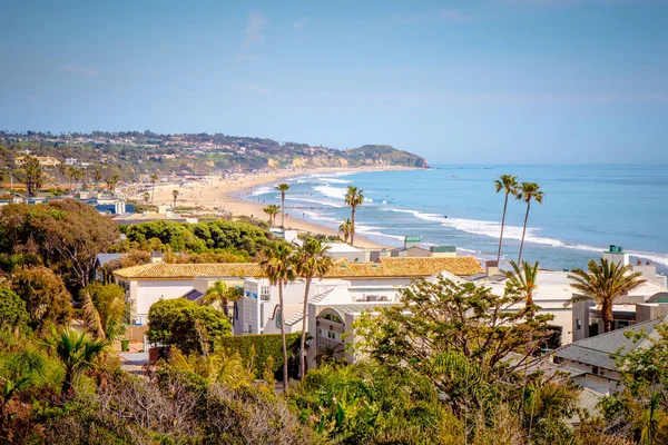 Bella costa del Pacifico a Malibu California — Foto Stock