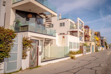 Santa Monica Sahilinde Okyanus Önü Yürüyüşü - LOS ANGELES, ABD - 29 Mart 2019