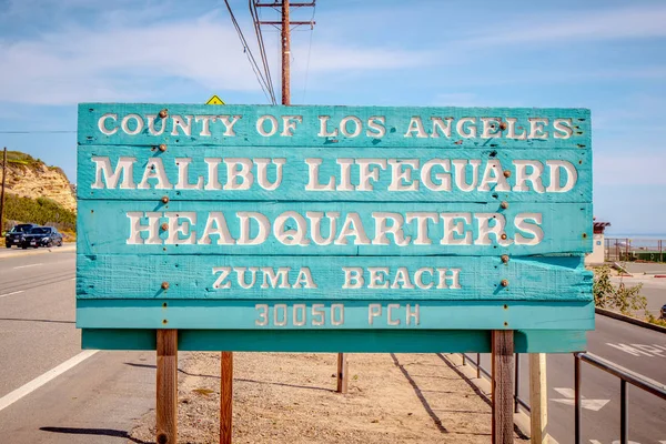 Malibu Lifeguards Headquarter at Zuma Beach - MALIBU, USA - MARCH 29, 2019 — Stock Photo, Image