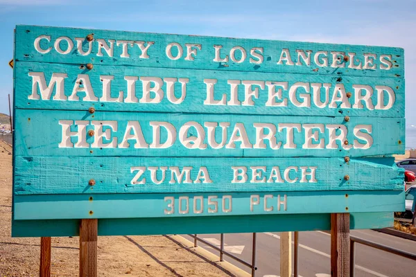 Malibu Lifeguards Headquarter at Zuma Beach - MALIBU, USA - MARCH 29, 2019 — Stock Photo, Image