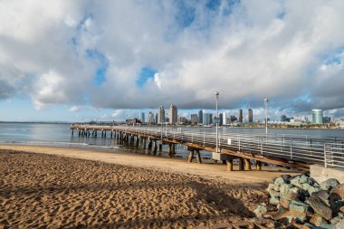 Feribotla Coronado Broadway İskelesi - CALIFORNIA, ABD - 18 Mart 2019