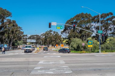 San Ysidro 'daki Meksika Yolu - CALIFORNIA, ABD - 18 Mart 2019