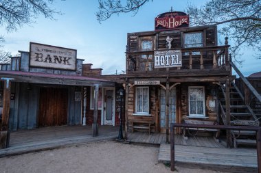 Kaliforniya 'nın ünlü Pioneertown' u - CALIFORNIA, ABD - 18 Mart 2019