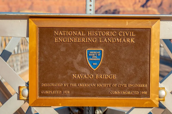 Navajo Brücke in Utah - UTAH, USA - 20. MÄRZ 2019 — Stockfoto