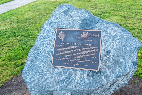 Lugar de nacimiento de ther Naval Aviation en San Diego - SAN DIEGO, EE.UU. - 18 DE MARZO DE 2019 — Foto de Stock