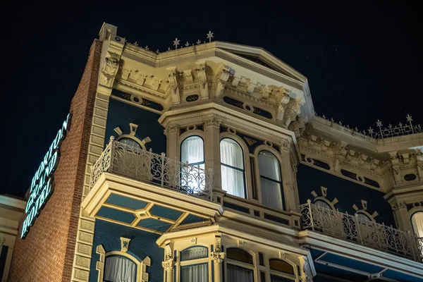 Historic Gaslamp Quarter San Diego by night - CALIFORNIA, USA - 18 MARZO 2019 — Foto Stock