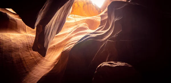 Atemberaubende Landschaft am Upper Antelope Canyon — Stockfoto