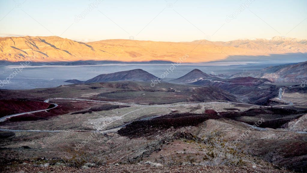 The infinite landscape at Death Valley California