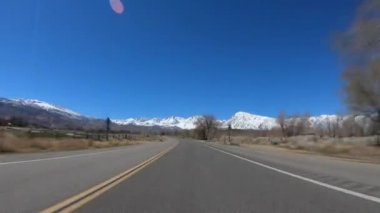 Sierra Nevada üzerinden Hyperlapse Sürücü
