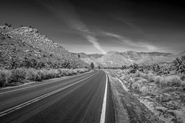 Malownicza trasa przez pustynię w Sequoia w Kalifornii — Zdjęcie stockowe