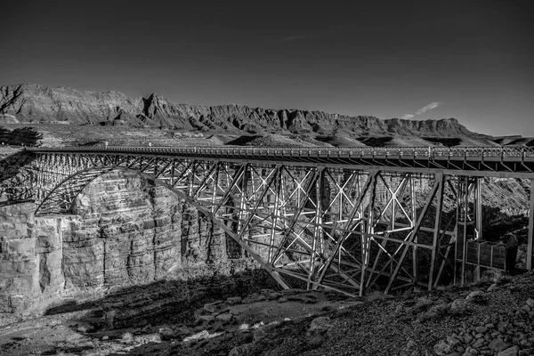 Navajo Bridge nad rzeką Kolorado w Arizonie — Zdjęcie stockowe