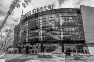 Staples Center at Downtown Los Angeles - California, Usa - 18 Mart 2019