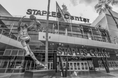 Staples Center at Downtown Los Angeles - California, Usa - 18 Mart 2019