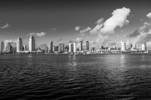 Skyline of San Diego wide angle view - CALIFORNIA, USA - MARCH 18, 2019 — Stock Photo, Image