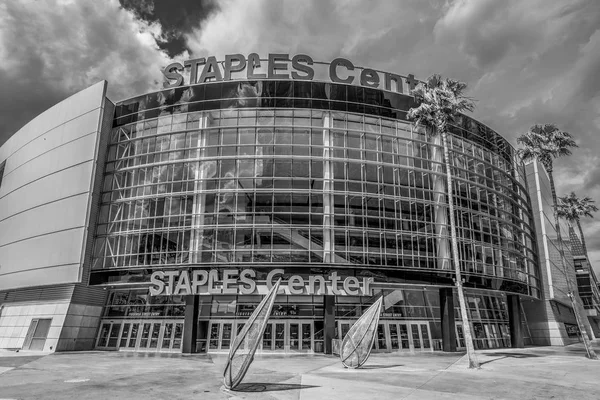 Staples Center en el centro de Los Ángeles - CALIFORNIA, Estados Unidos - 18 DE MARZO DE 2019 —  Fotos de Stock