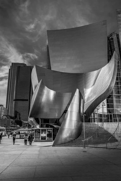 Modern architecture of Disney Concert Hall in Los Angeles - CALIFORNIA, USA - MARCH 18, 2019 Royalty Free Stock Photos