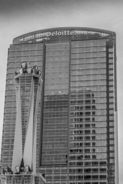 Los Angeles şehir merkezindeki Deloitte binası - CALIFORNIA, ABD - 18 Mart 2019