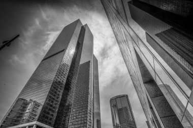 Los Angeles Downtown modern ofis kuleleri - California, Abd - 18 Mart 2019