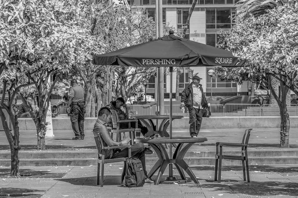 Pershing Square Park Los Angeles Downtown - CALIFORNIA, EUA - 18 de março de 2019 — Fotografia de Stock