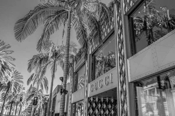 Gucci store at Rodeo Drive in Beverly Hills - CALIFORNIA, USA - MARCH 18, 2019 — Stock Photo, Image