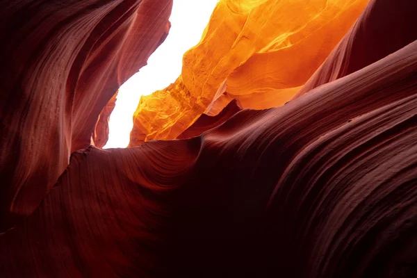 Antelope Canyon Increíbles Colores Las Rocas Arenisca Fotografía Viaje — Foto de Stock