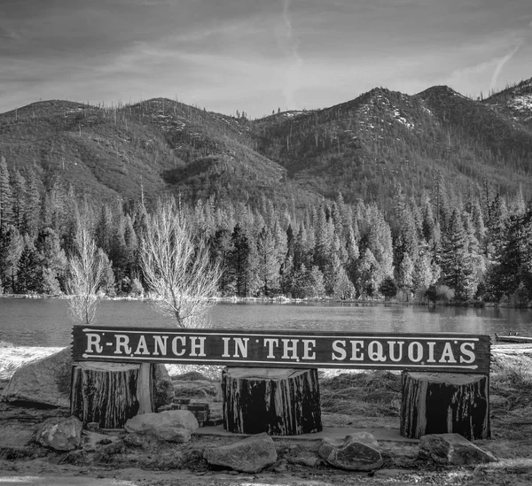 Ranch Sequoia National Forest Riverkern Verenigde Staten Van Amerika Maart — Stockfoto