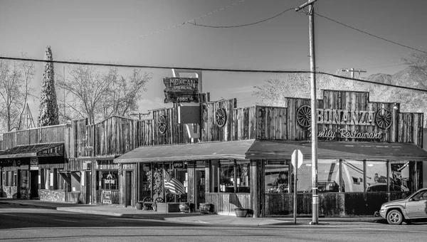 Street View Het Historische Dorp Lone Pine Lone Pine Verenigde — Stockfoto