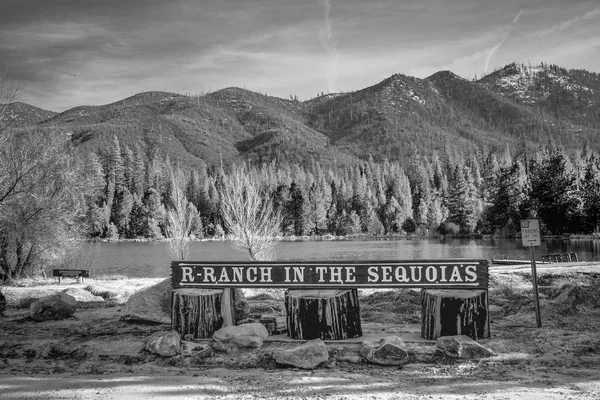 Ranch Sequoia National Forest Riverkern Verenigde Staten Van Amerika Maart — Stockfoto