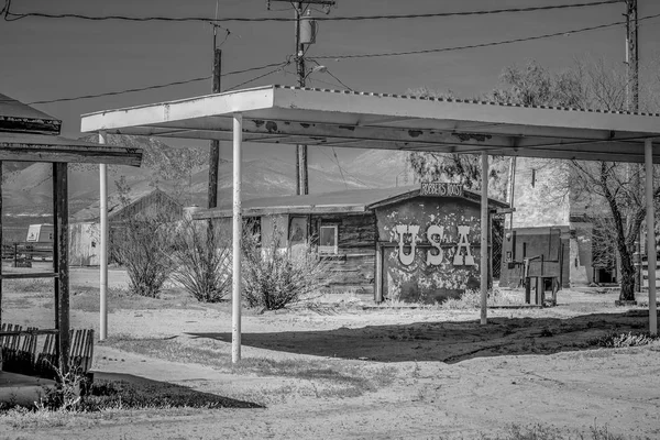 Cidade Fantasma Típica Califórnia Mojave Estados Unidos América Março 2019 — Fotografia de Stock