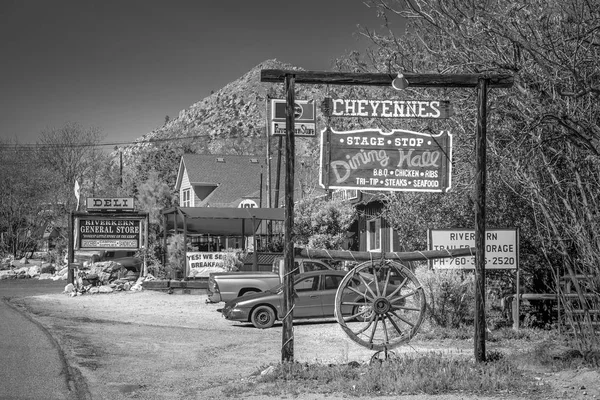 Ancien Saloon Riverkern Dans Forêt Nationale Sequoia Riverkern États Unis — Photo