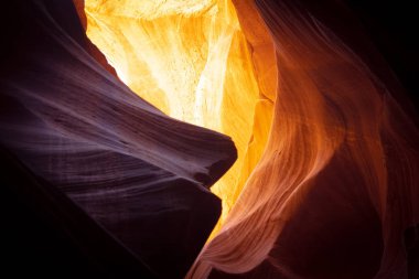 Güzel üst antilop Kanyon-seyahat fotoğrafçılığı