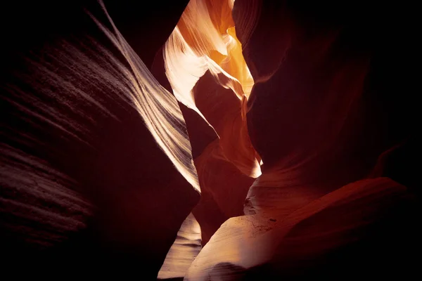 Colori Meravigliosi Dell Upper Antelope Canyon Fotografia Viaggio — Foto Stock