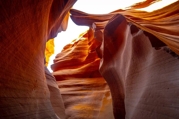 Antelope Canyon - amazing colors of the sandstone rocks — Stock Photo, Image