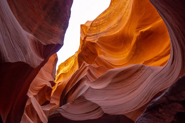 Antelope Canyon Amazing Colors Sandstone Rocks Travel Photography — Stock Photo, Image