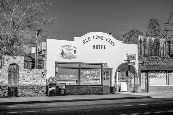 Old Lone Pine Hotel Lone Pine Stany Zjednoczone Ameryki Marca — Zdjęcie stockowe