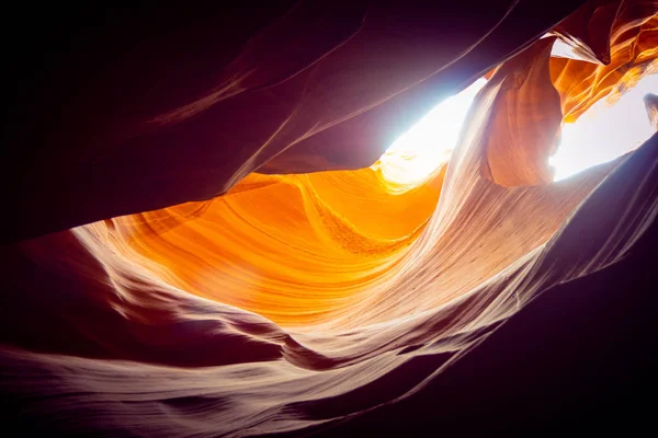 Bella Upper Antelope Canyon Fotografia Viaggio — Foto Stock