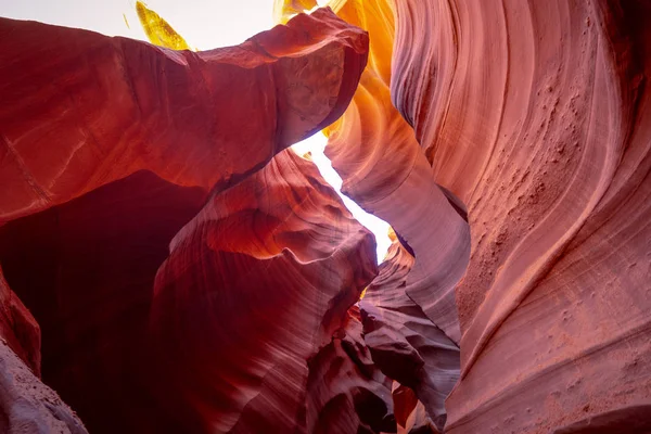 Antelope Canyon Increíbles Colores Las Rocas Arenisca Fotografía Viaje — Foto de Stock