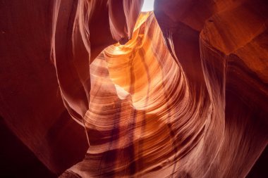 Üst antilop Kanyon harika renkler-seyahat fotoğrafçılığı