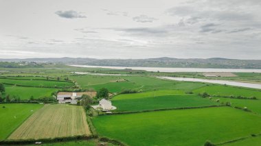 İrlanda'da Manorcunningham görünümü geniş manzara - seyahat fotoğrafçılığı