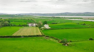 İrlanda'da Manorcunningham görünümü geniş manzara - seyahat fotoğrafçılığı